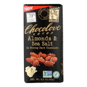 CL5 - Almonds & Sea Salt In Strong Dark Chocolate