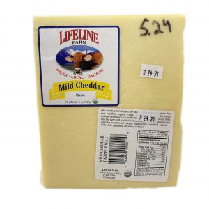 LF4 - Cheddar Mild (O) 5 LB Block PRICE PER POUND