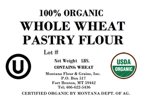 MF - Flour Whole Wheat Pastry (O)