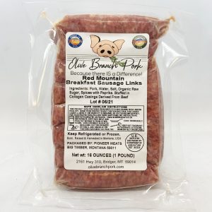 OP - Pork Sausage Red Mountain Breakfast Links