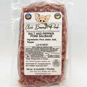OP - Pork Sausage Salt & Pepper Ground