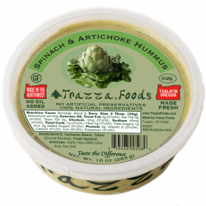 TK1 - Retail Spinach & Artichoke Hummus