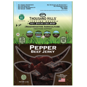 TH6 - Grass Fed Pepper Beef Jerky