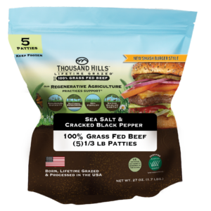TH1 - IQF Beef Patties 5-Pack Salt & Pepper